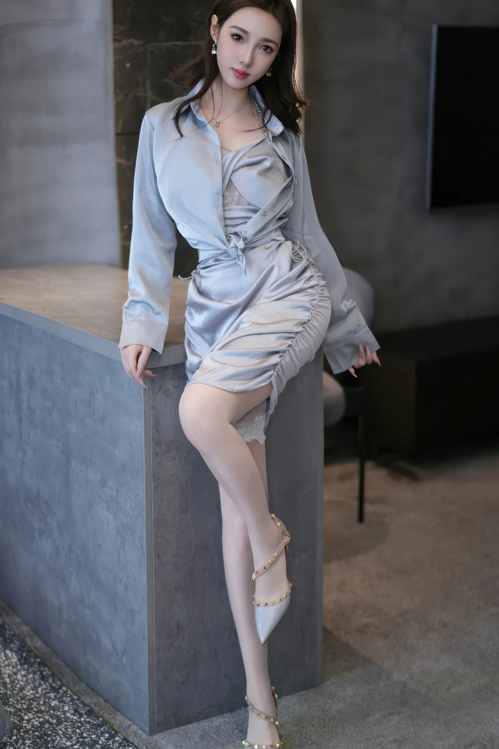 图片[1]-Twins-桃桃 情趣护士服-御萝部落