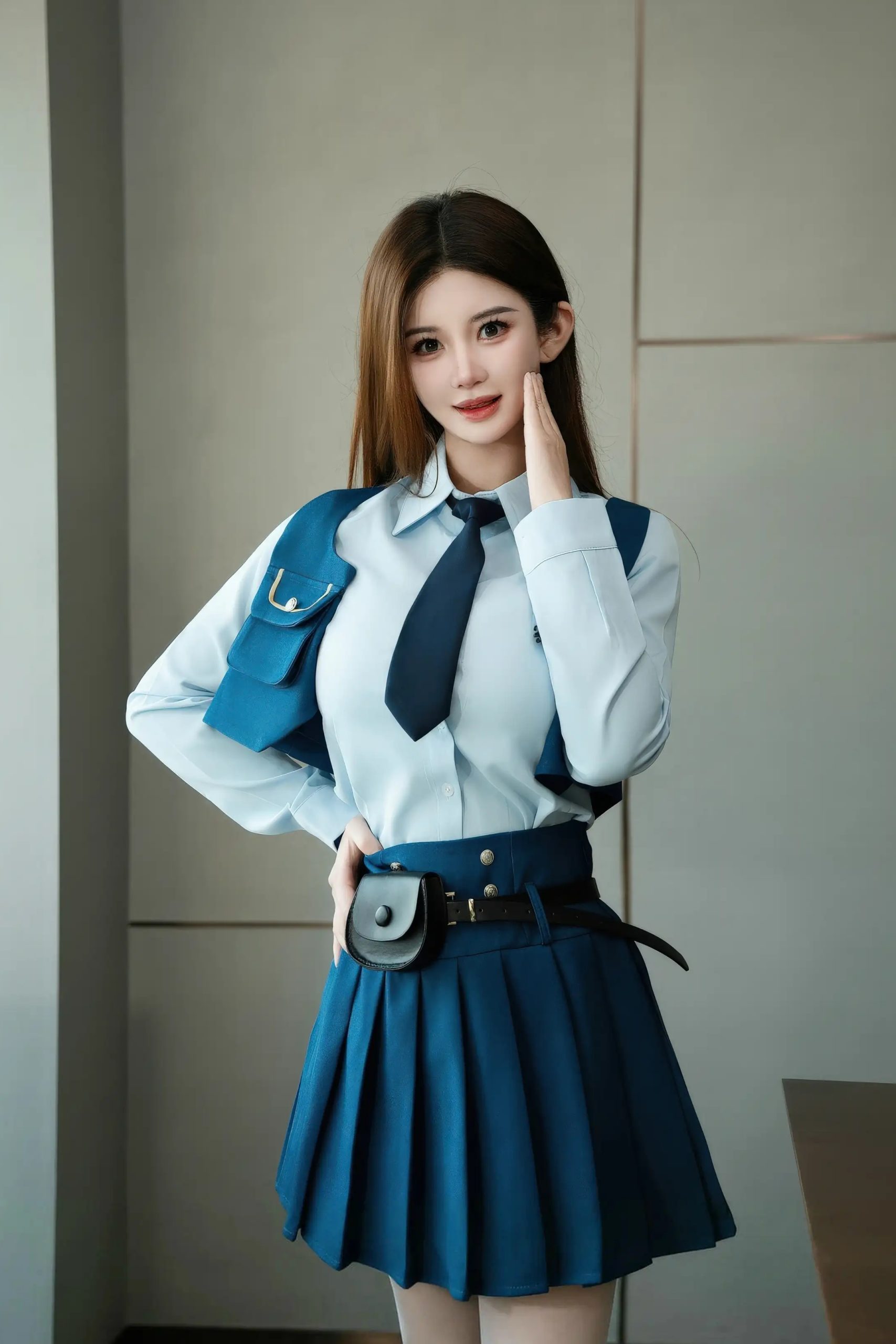 图片[4]-苏甜橙子 JK制服-御萝部落