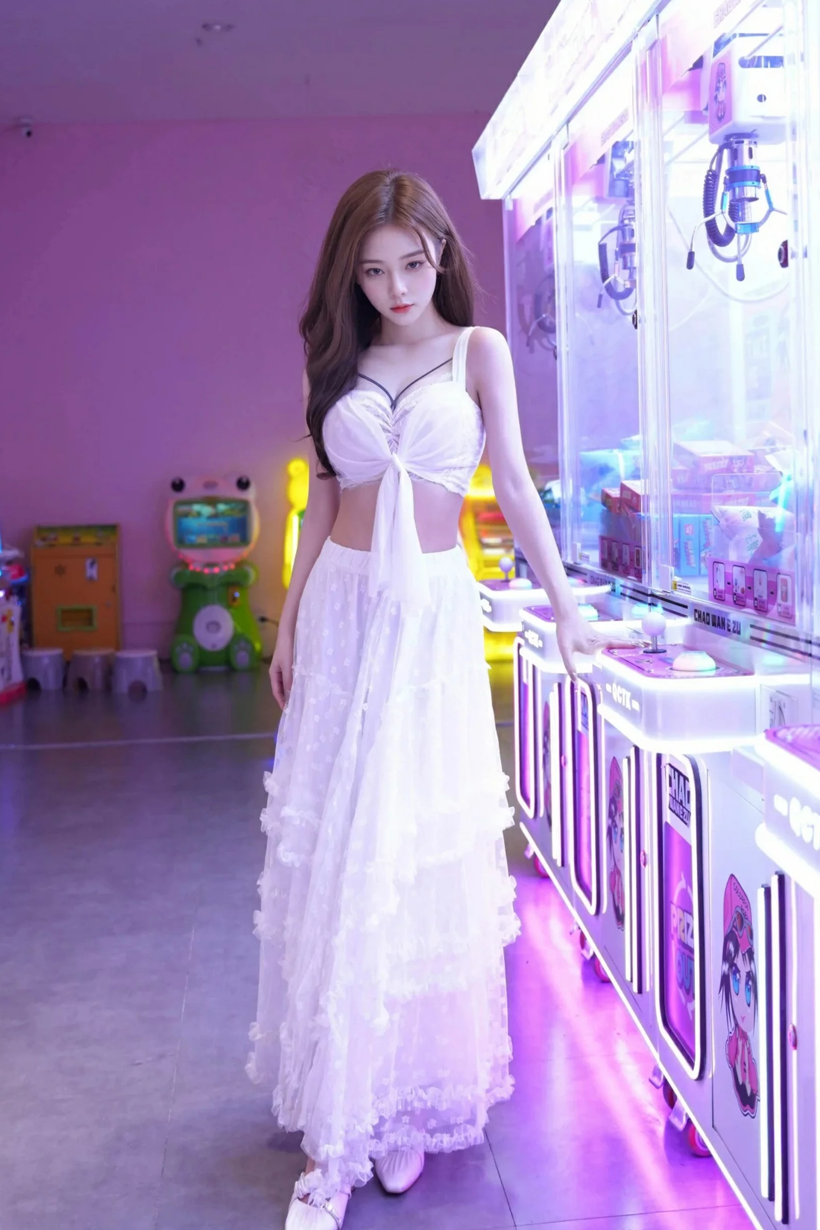 图片[6]-拍黄瓜girl 白色连衣裙-御萝部落