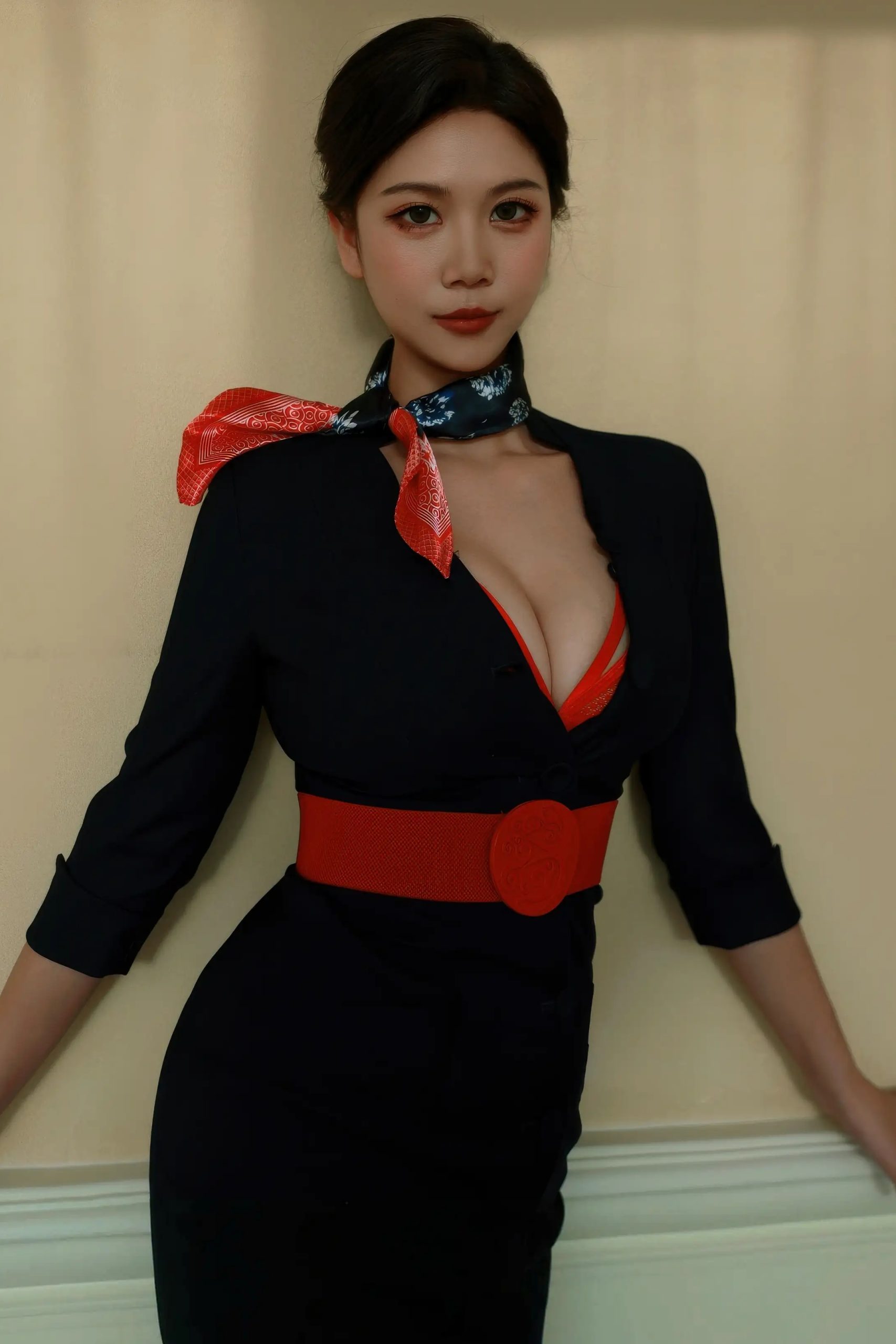 图片[8]-玫瑰我爱你 空姐制服-御萝部落