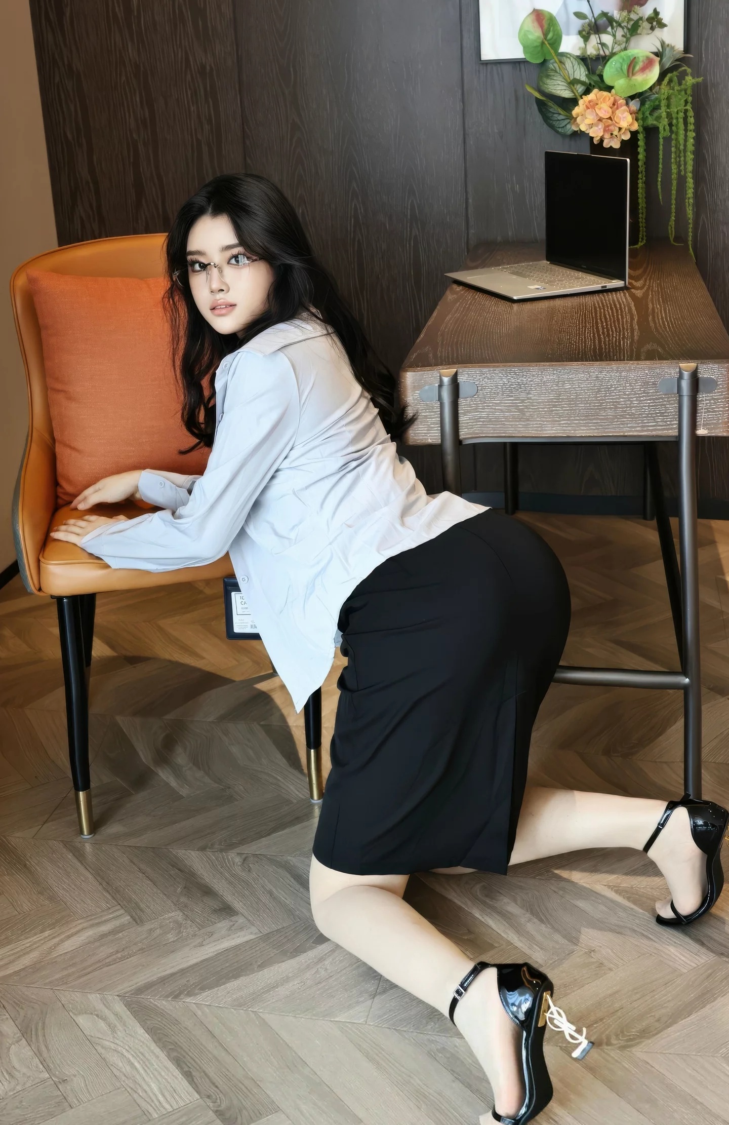 图片[9]-糯梨子 性感OL-御萝部落