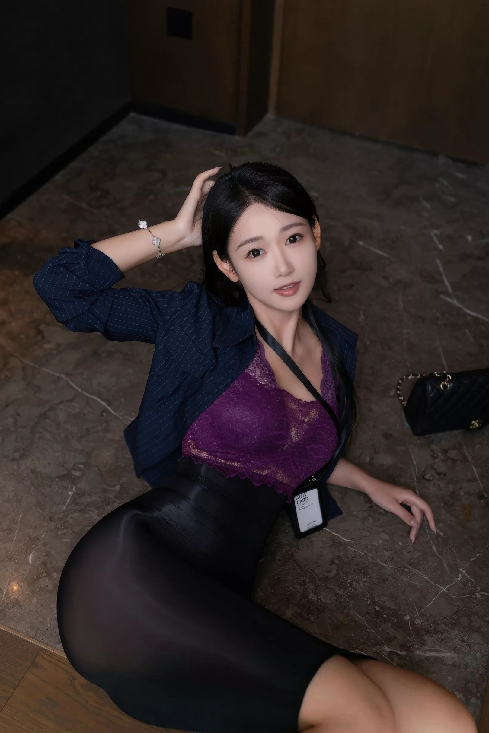 图片[9]-唐安琪 透视黑裙-御萝部落