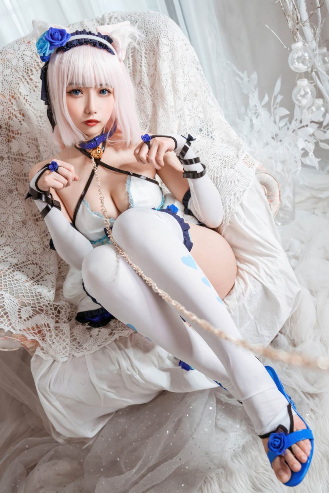 图片[2]-Momoko葵葵 – Nekopara 香子兰女仆：猫娘女仆装甜美还原 11P-御萝部落
