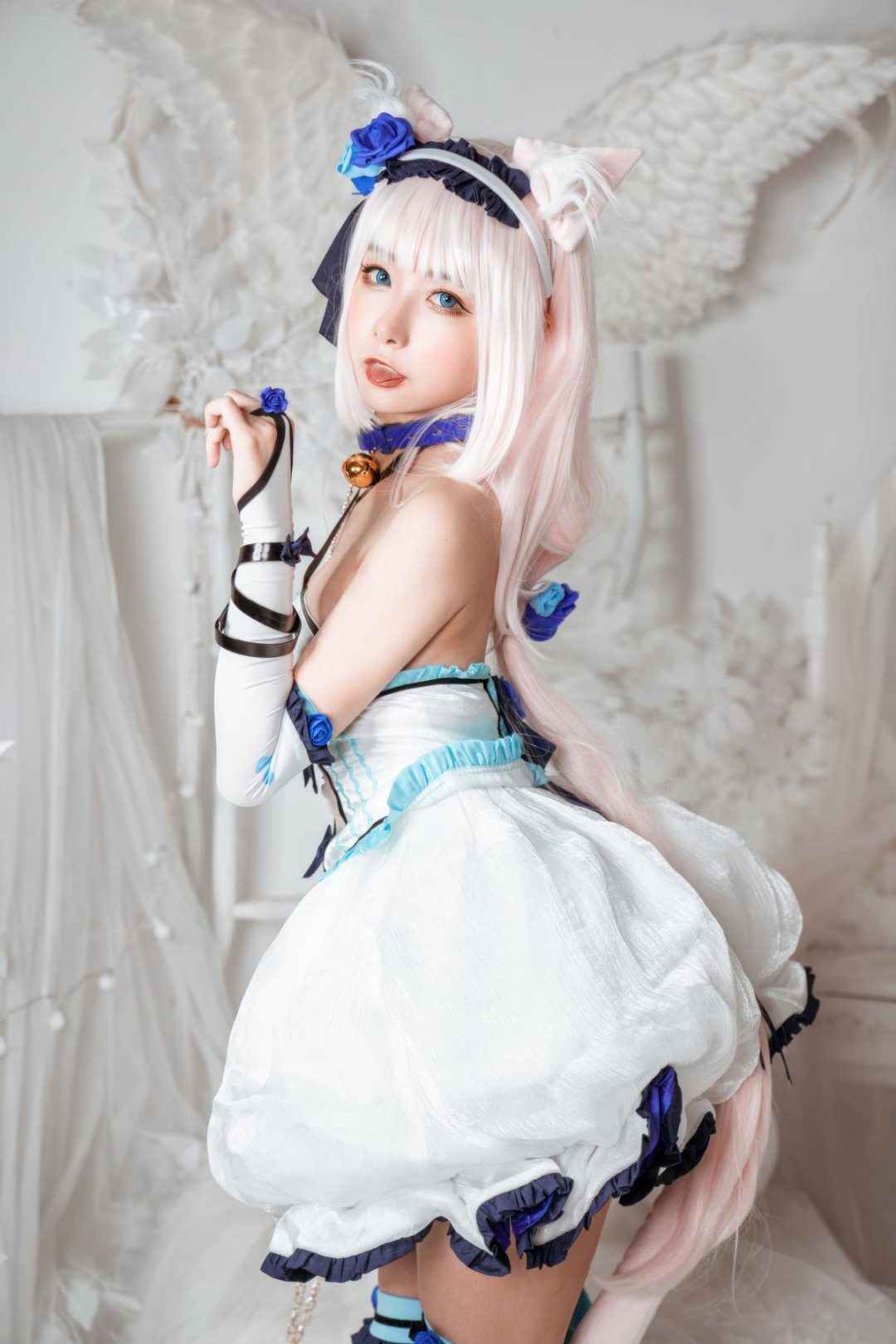 图片[3]-Momoko葵葵 – Nekopara 香子兰女仆：猫娘女仆装甜美还原 11P-御萝部落