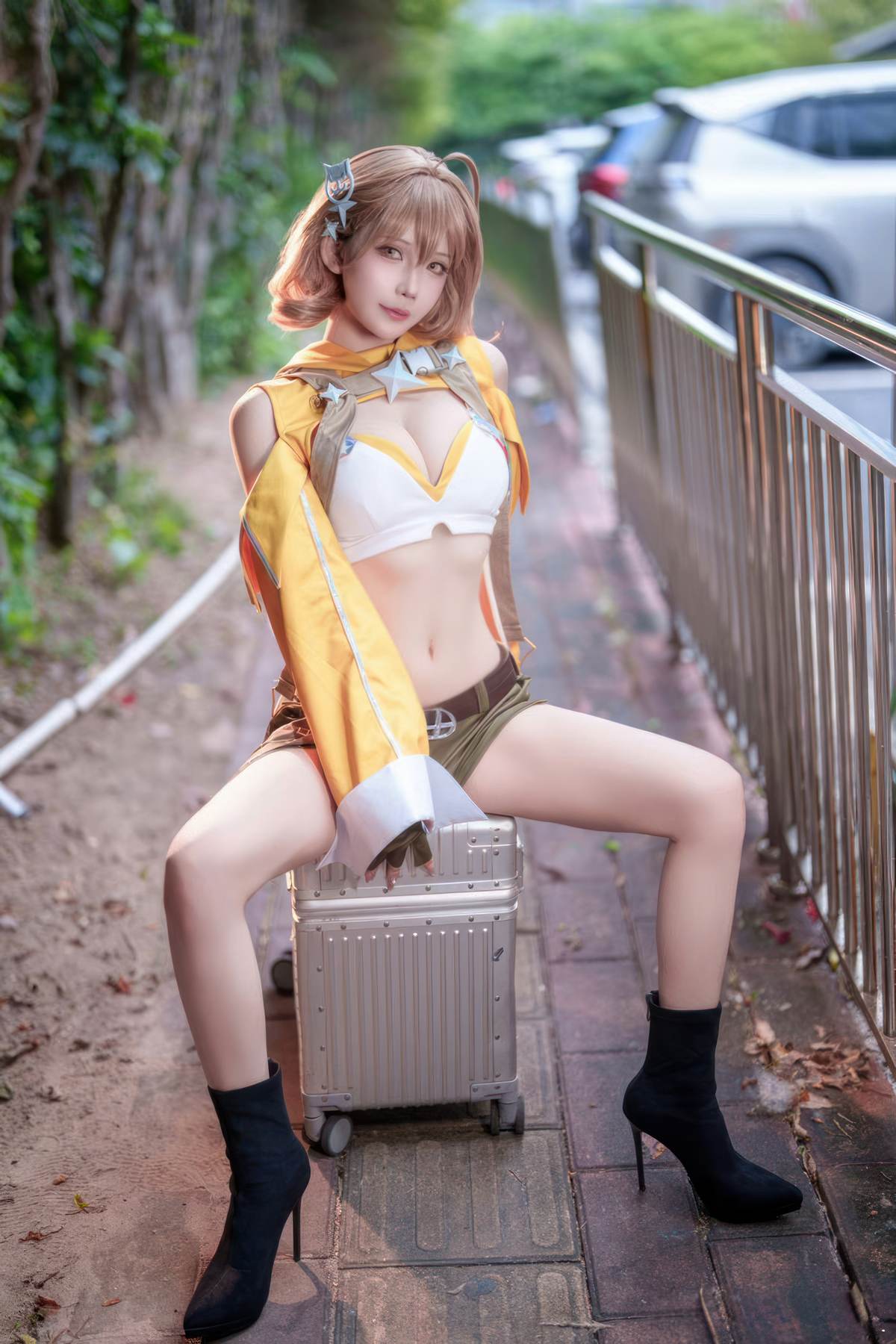 图片[2]-抱走莫子aa – Nikke胜利女神 阿妮斯：超级巨星舞台装美腿游戏角色 23P-御萝部落