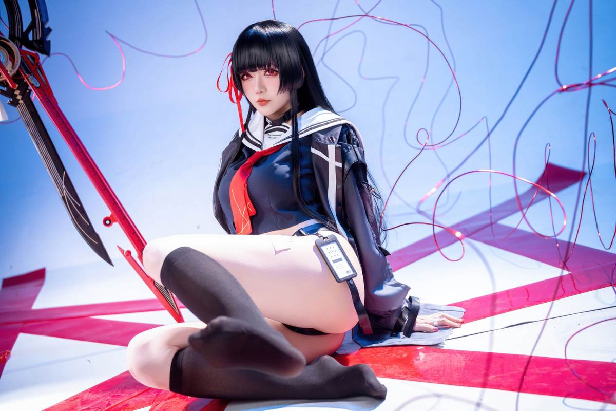 图片[2]-星之迟迟Hoshilily – 鸣潮 千咲 JK：角色主题写真 64P-御萝部落