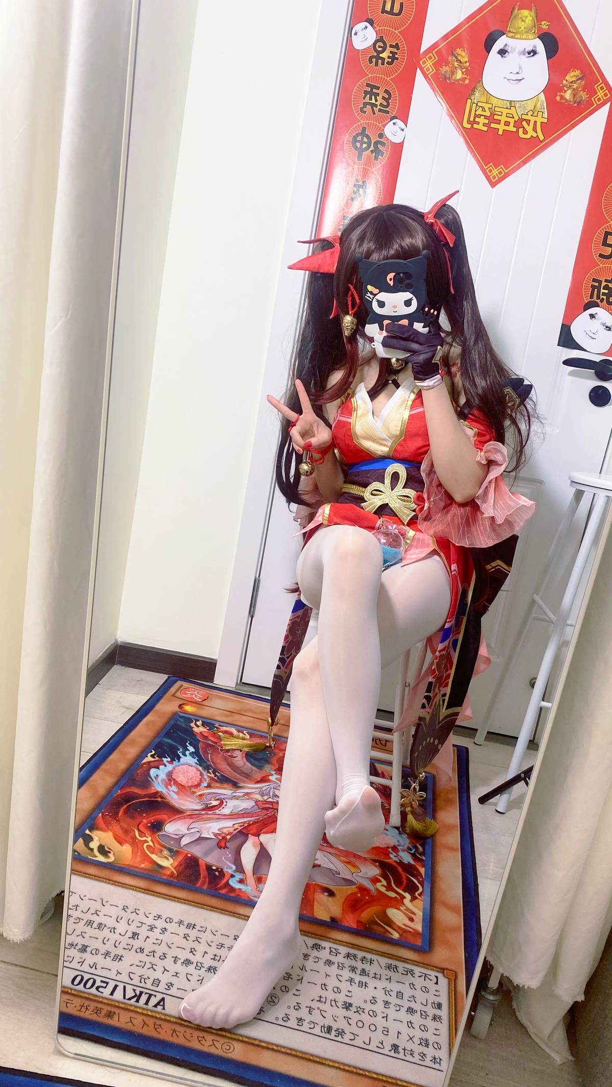 图片[2]-白栎Shirly – 崩坏星穹铁道 花火：黑白丝袜美腿足控还原 53P3V-御萝部落