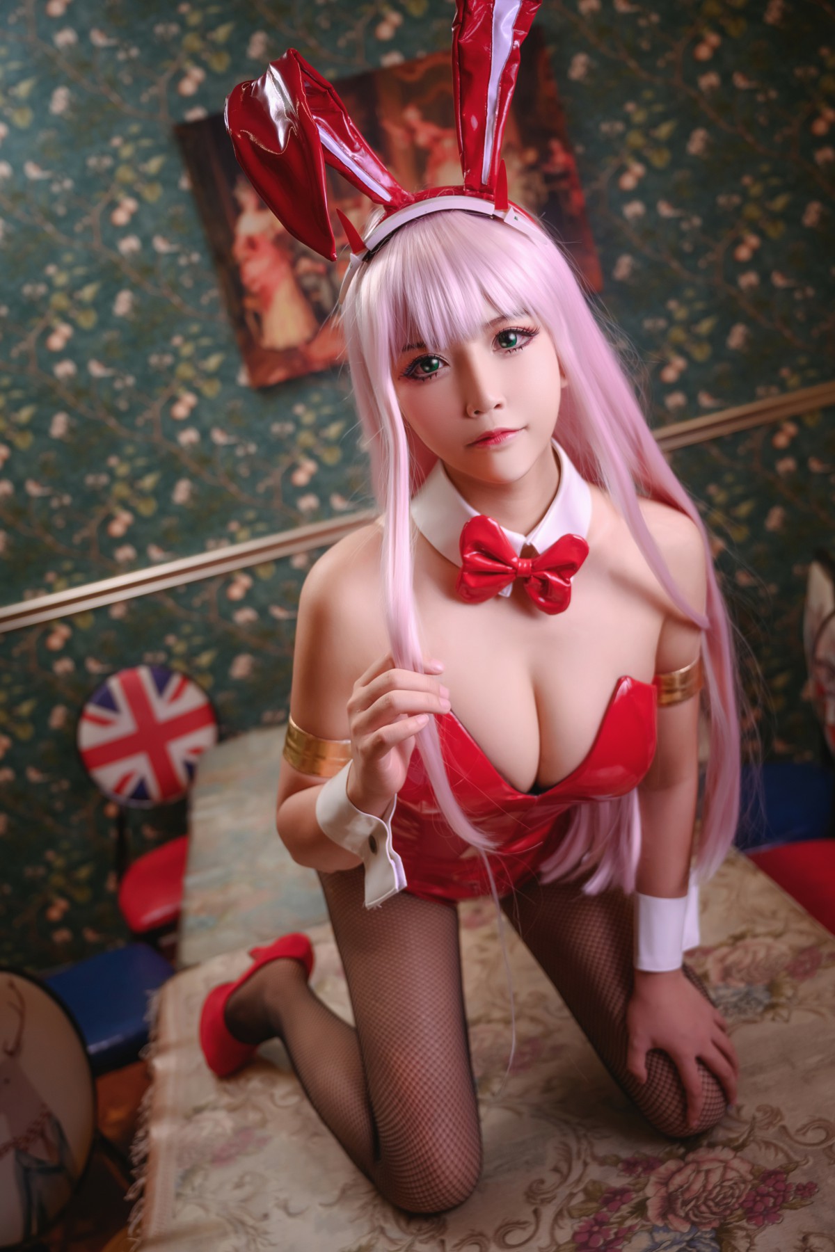 [Cosplay]抱走莫子 - 02 网袜兔女郎 - COSPLAY-御萝部落