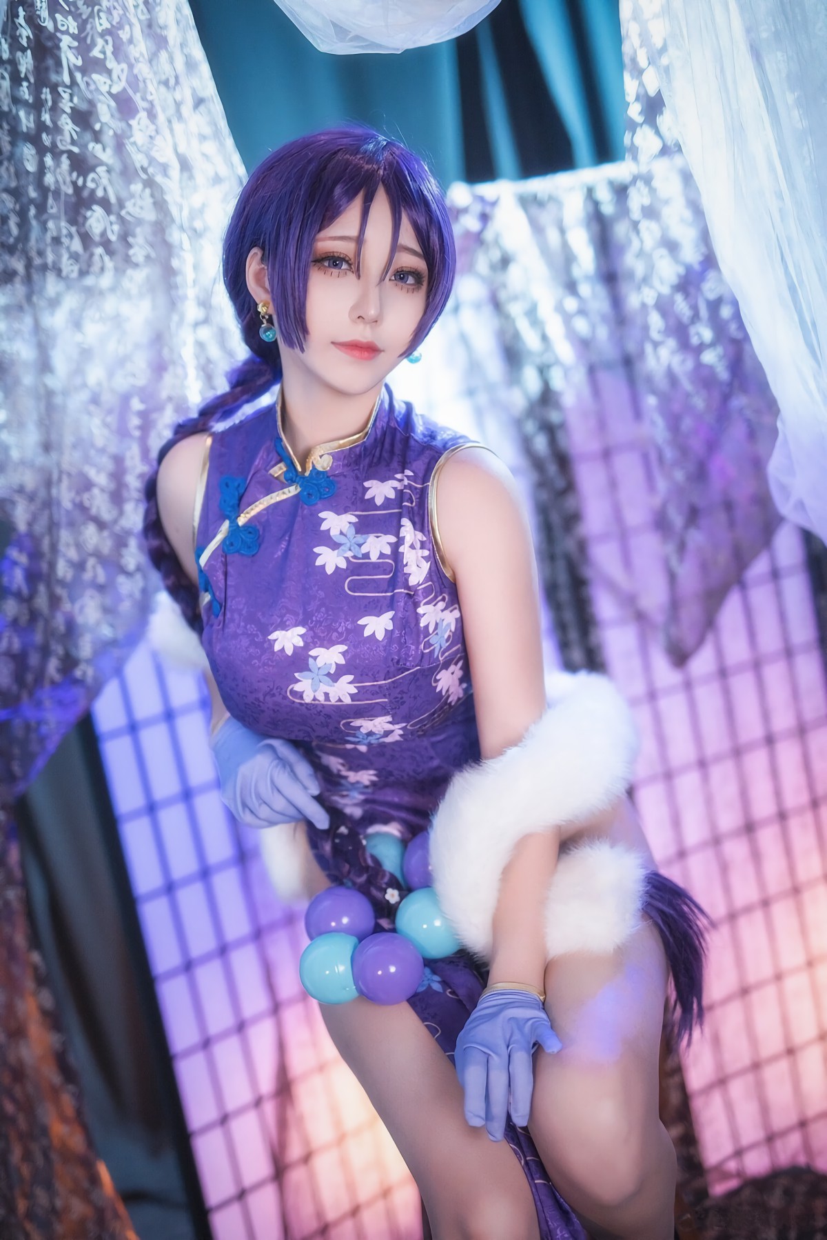 [Cosplay]菌烨tako - FGO奶光旗袍 - COSPLAY-御萝部落