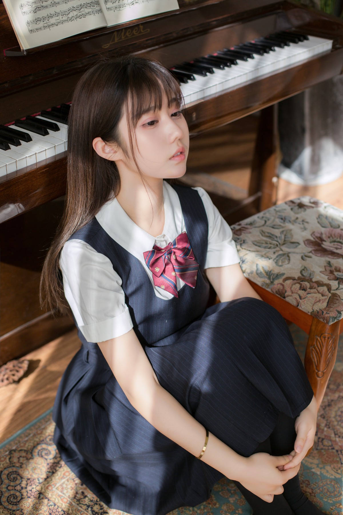 [喵糖映画]VOL.004 镜酱 文静学妹 - COSPLAY-御萝部落