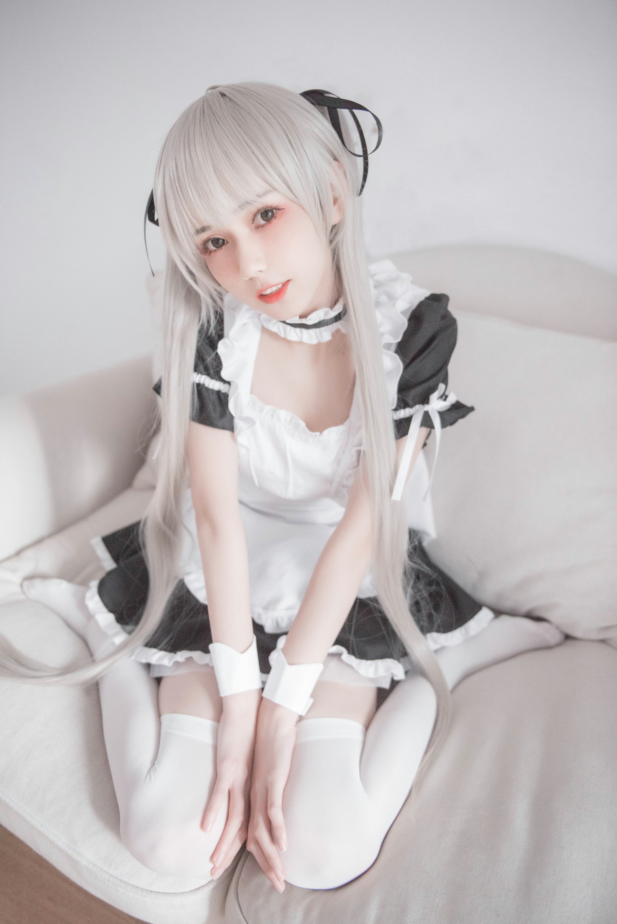 [Cosplay]你的负卿 - 穹妹女仆兔女郎 - COSPLAY-御萝部落