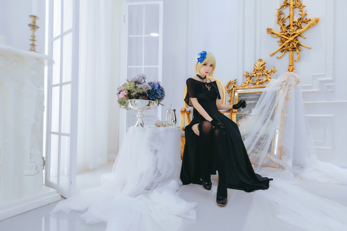 [Cosplay][网红少女]疯猫ss - 疯猫贞德礼装 - COSPLAY-御萝部落