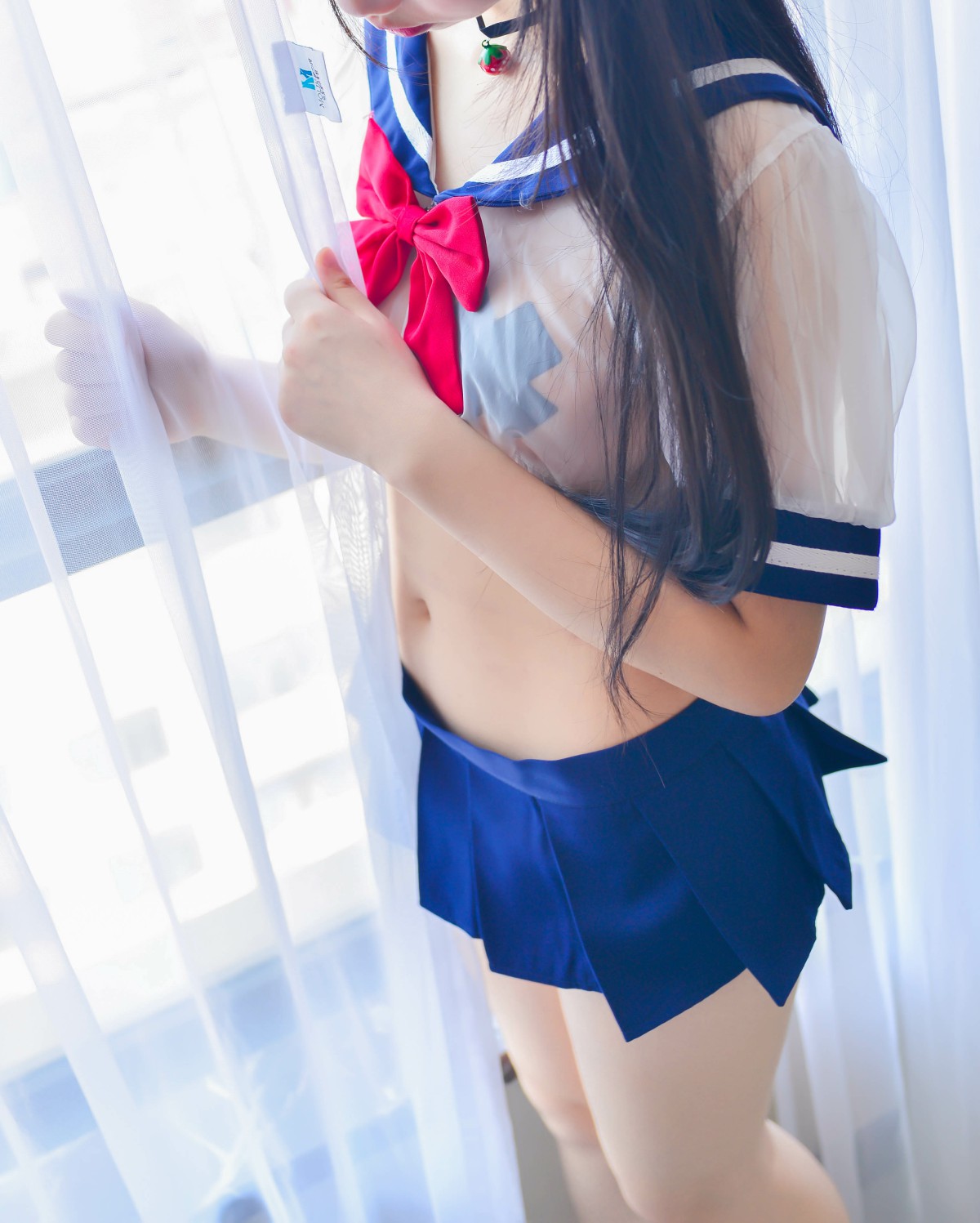 Cos小姐姐雪琪 – 透明JK - COSPLAY-御萝部落