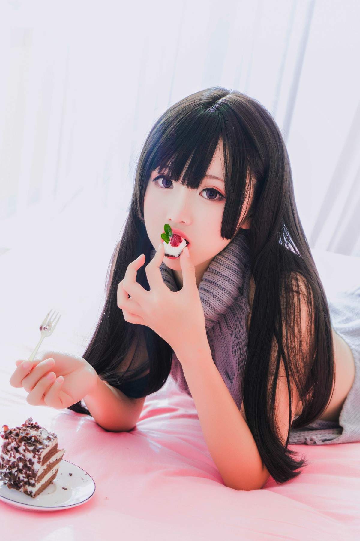 [Cosplay]面饼仙儿 – 露背毛衣 - COSPLAY-御萝部落