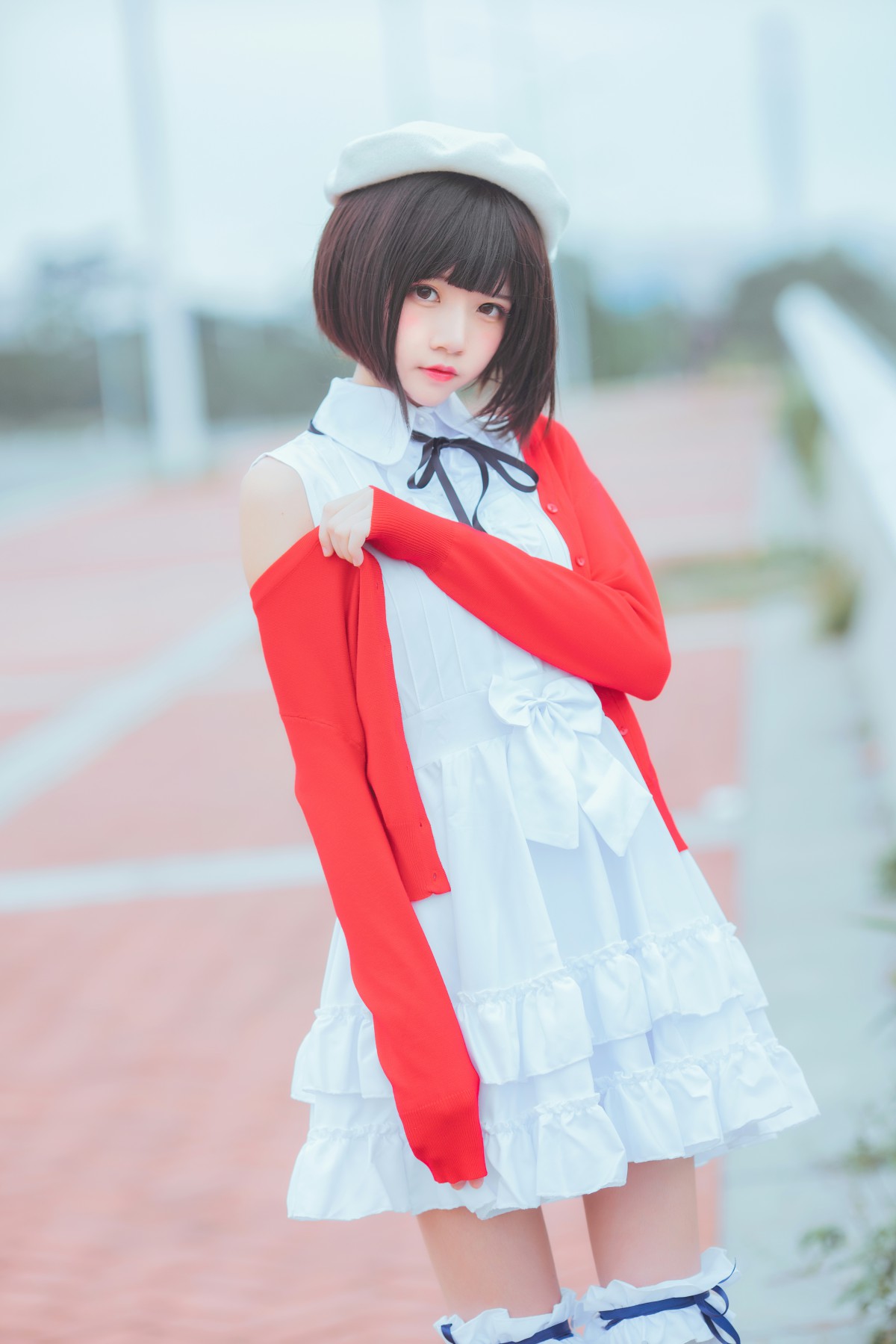 萝莉风COS 桜桃喵 – 加藤惠系列之常服 - COSPLAY-御萝部落